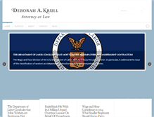 Tablet Screenshot of dkrulllaw.com